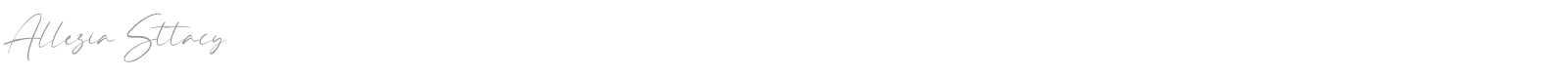 Allezia Sttacy font preview